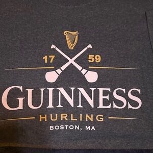 Guinness Charcoal Hurling Graphic Tee
